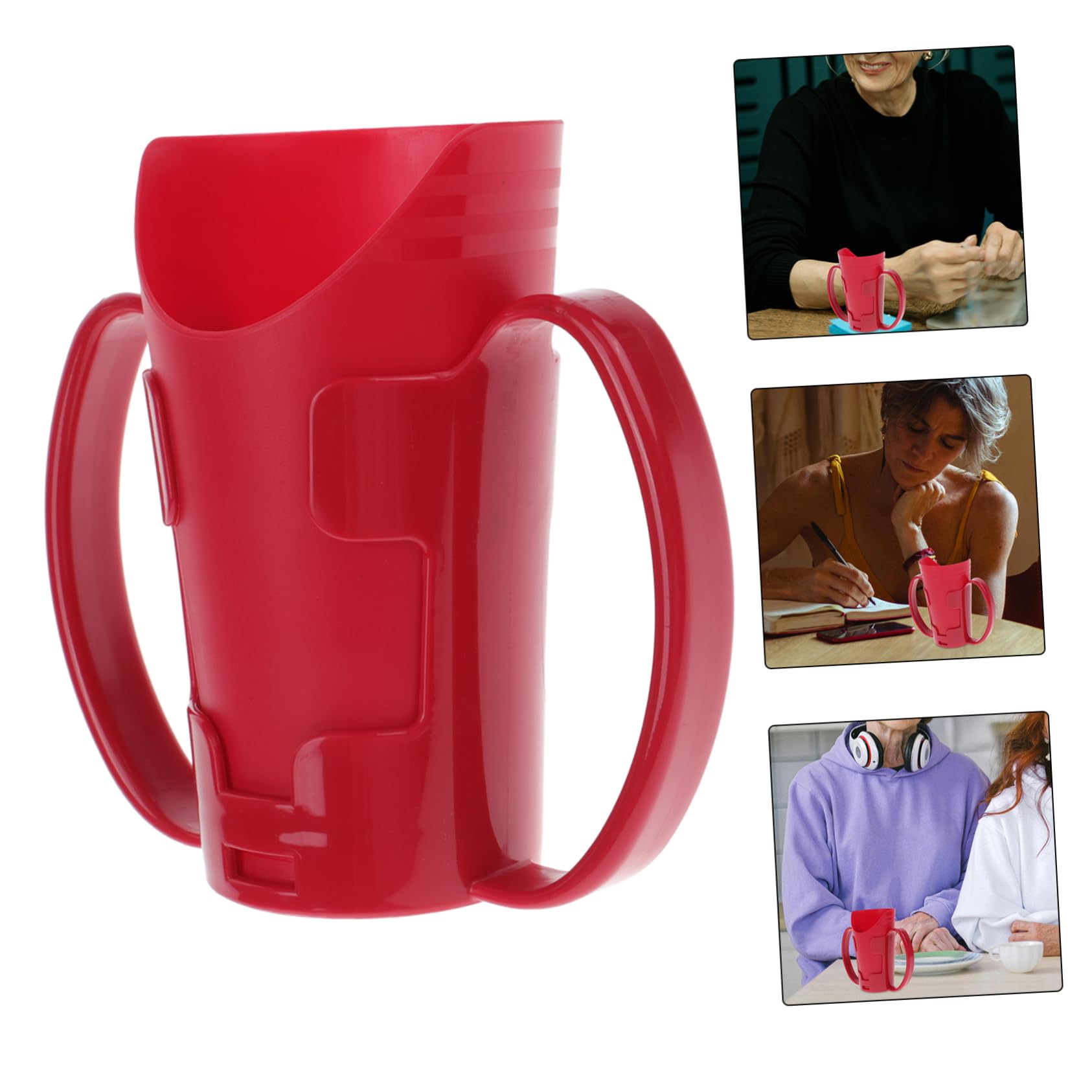 3piezas Taza Para Pacientes Discapacitados Boca Inclinada Vaso Antiderrame Para Mayores y Embarazadas Útil Para Alimentación y Hidratación Diseño Práctico y Para El