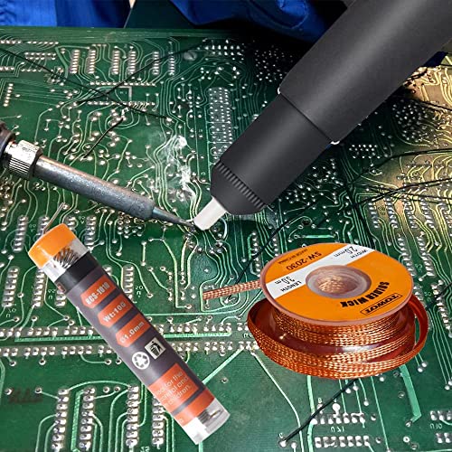 Towot Solder Wick Braid With Flux No-Clean Electronic, Desoldering Wick Braid Remover.desolder Soldering 2.5Mm W 0.10'' L 5' #TOP5