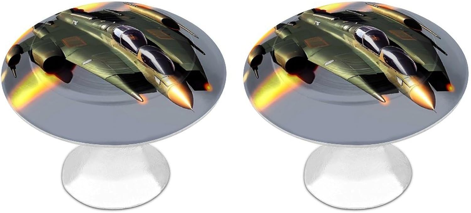 Cabinet Handles Round Drawer Pulls Jet Fighters Dresser Knobs for Cabinets and Drawers Handle Kitchen Cabinet Pulls for Bathroom Cupboard Drawers Cabinet Pulls for Kitchen Door