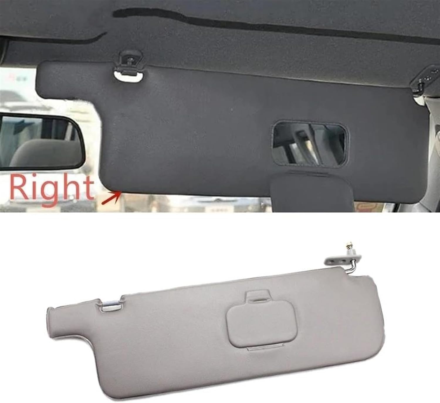Summer Avoid Direct Sunlight Car Sunshield Sunvisor Interior Sun Visor for Mitsubishi Shogun for Montero for Pajero V31 V32 V33 MR734777 MR734789(Right)