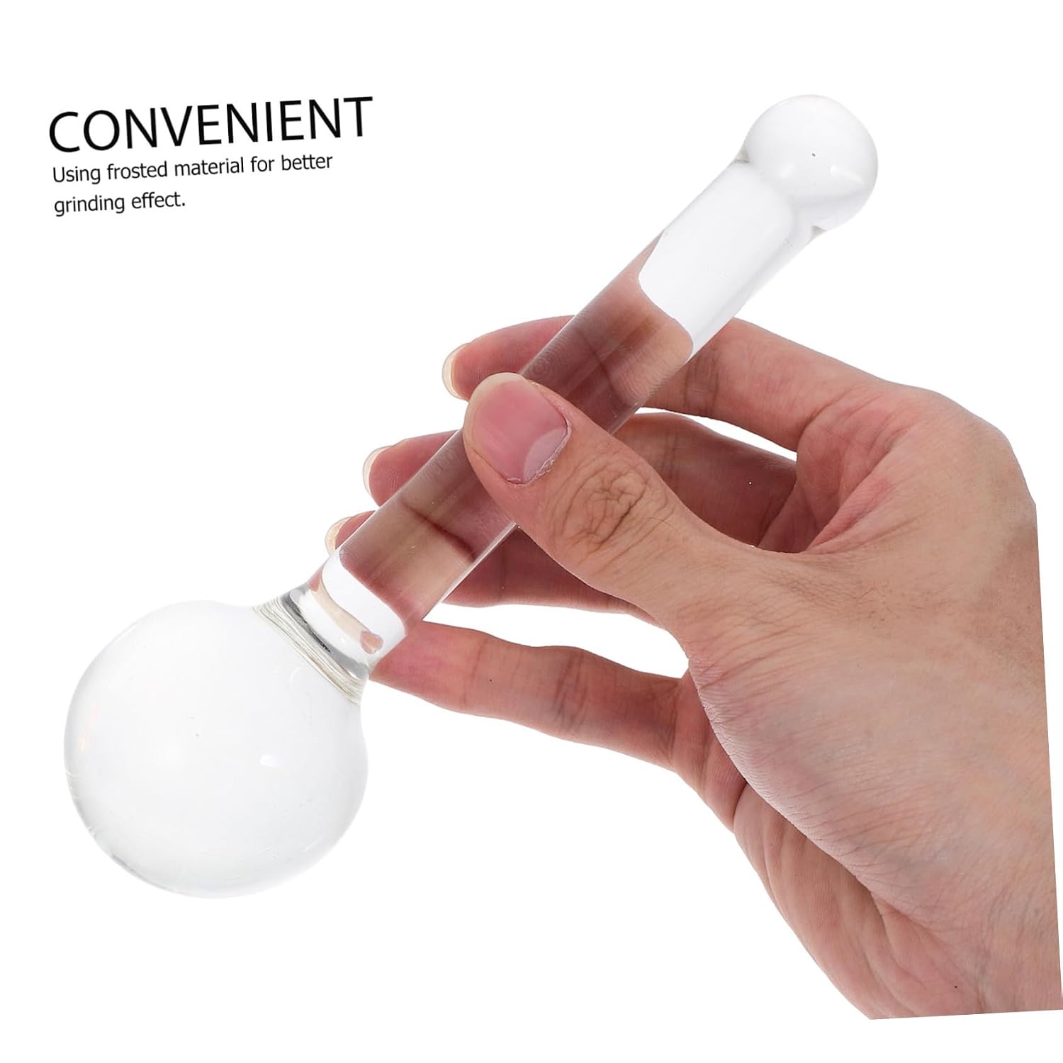 Crystal Mixing Muller for Pigments and Minerals, Ergonomic Tool