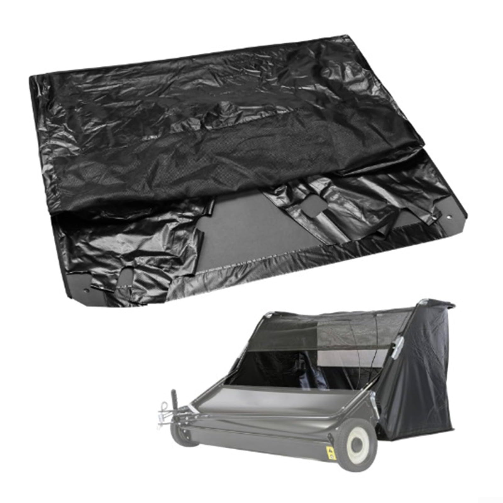 Bolsa de repuesto 42904 para barredora de césped Agri-Fab 45-0492 45-0456, 25 pies cúbicos resistente al desgarro