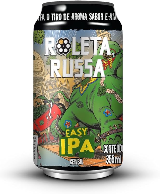 Cerveja Roleta Russa, Easy Ipa, 350ml 1un