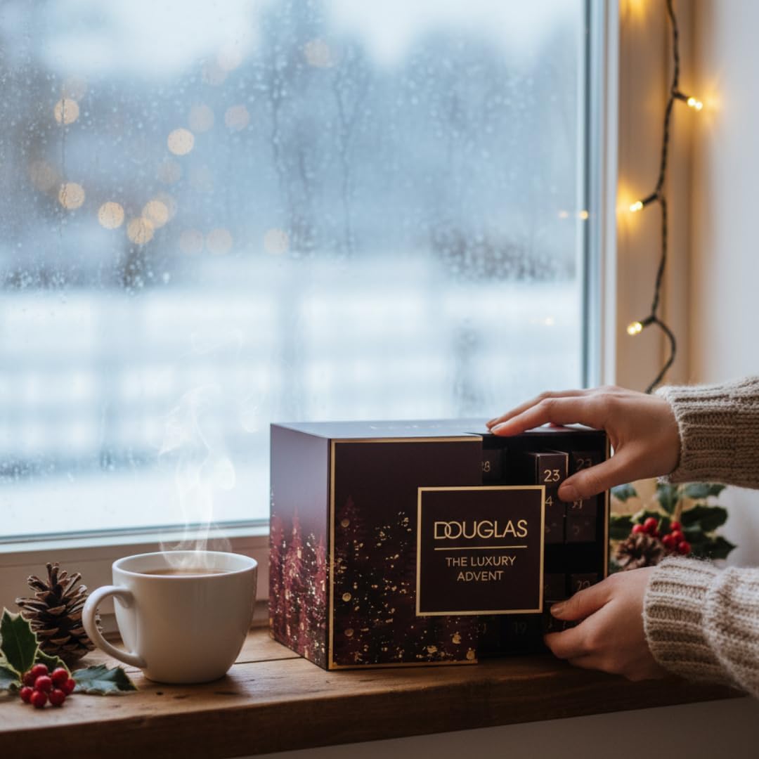 OUGLAS Adventskalender 2025 Beauty LUXURY, Frauen + Mädchen Kosmetik & Pflege Advent Kalender, 24 Geschenke Wert 350 €, Skincare Frau, Adventkalender Damen