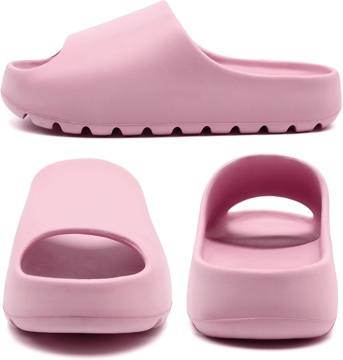 Jaeynow Cloud Slides for Women Men,EVA Soft Recovery Slides for Womens,Thick Sole Open Toe Shower Shoes Mens Sandals Outdoor&Indoor House Slippers Sandals image 2