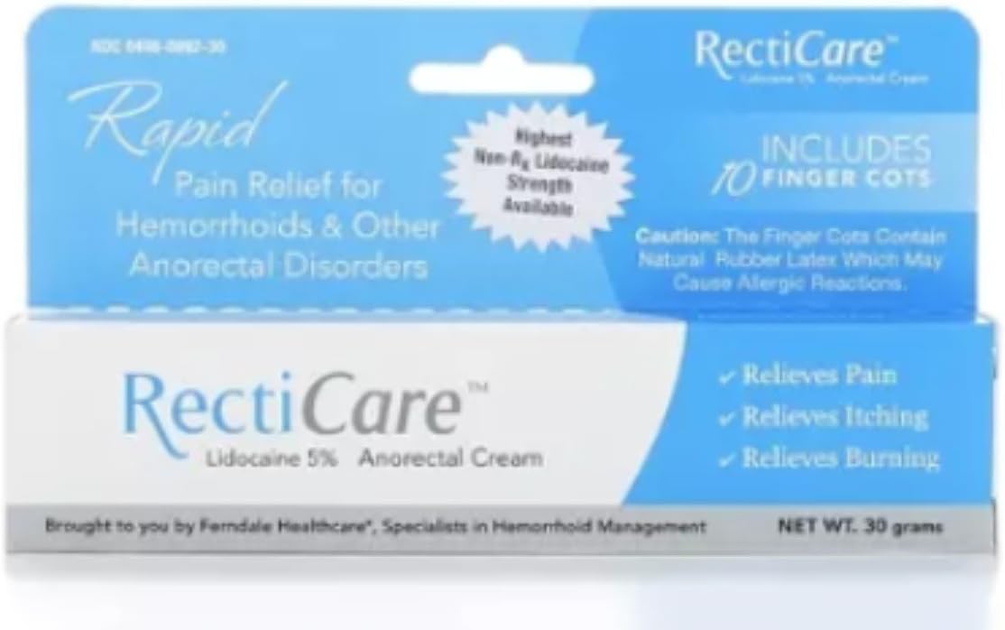 Anorectal Cream 1 oz (30g) (Pack of 5)