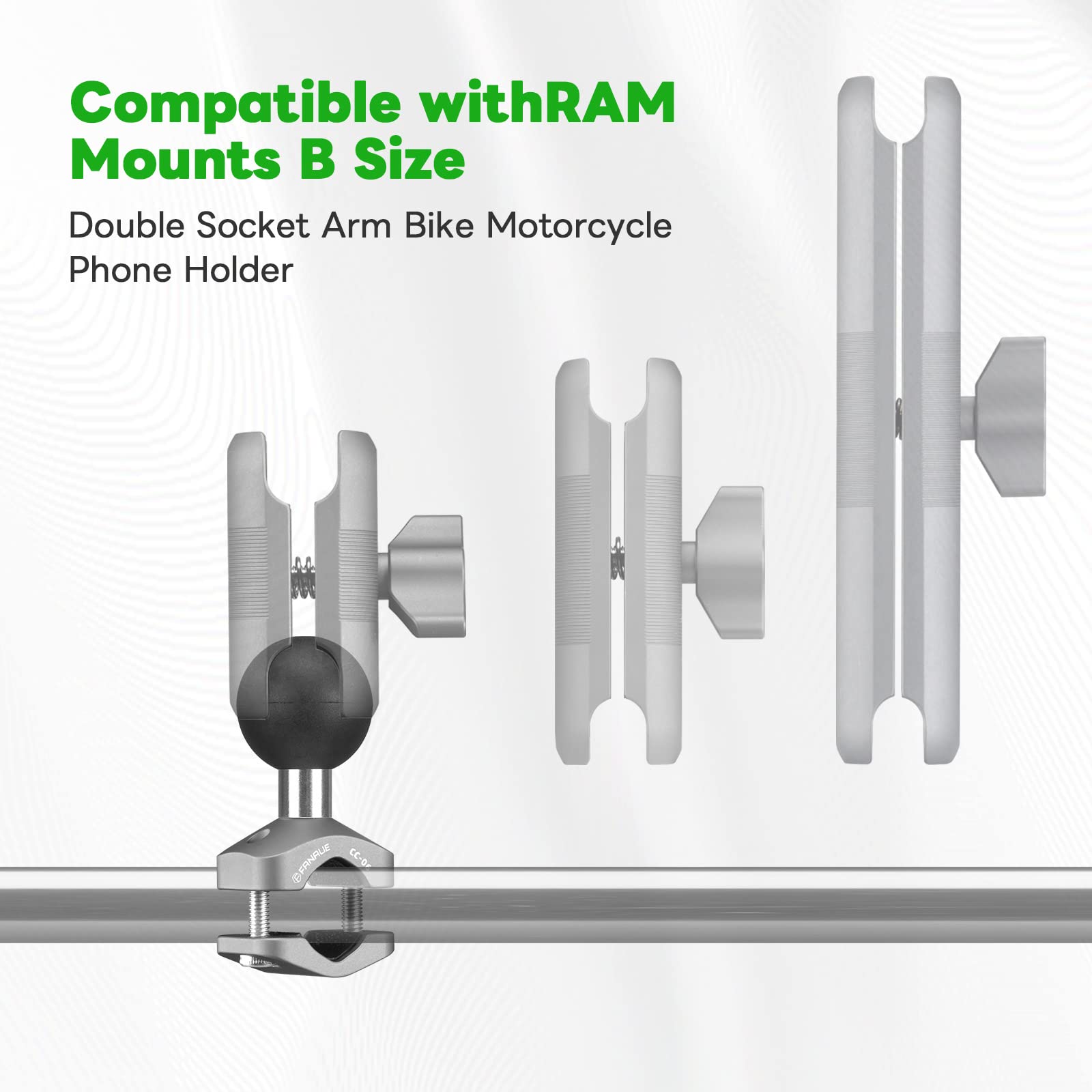 FANAUE CC-05 Aluinu Handlebar Clap Ount U-Bolt Base Copatible With