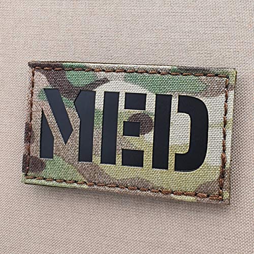 MED Medic EMS Infrared IR Lasercut Patch (Multicam)