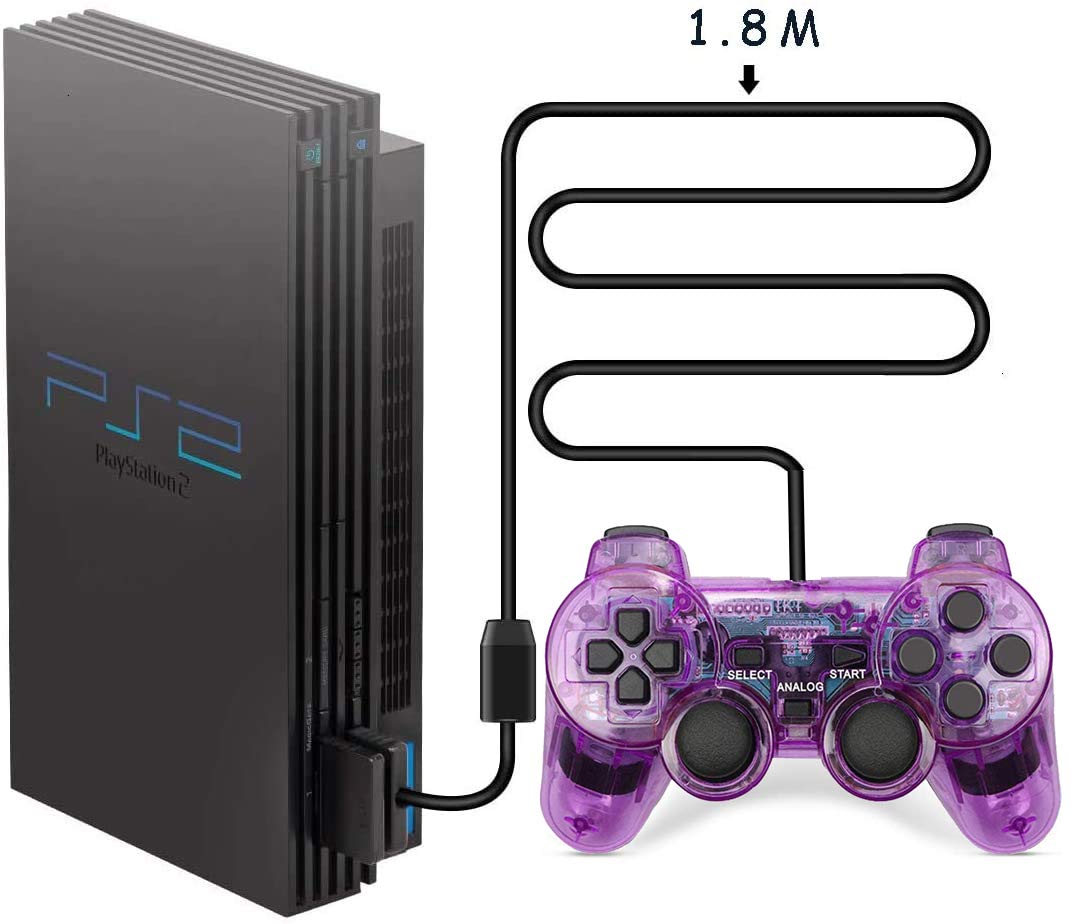 Amazon.co.jp: Fancyan 有線 PS2用 アナログ コントローラー