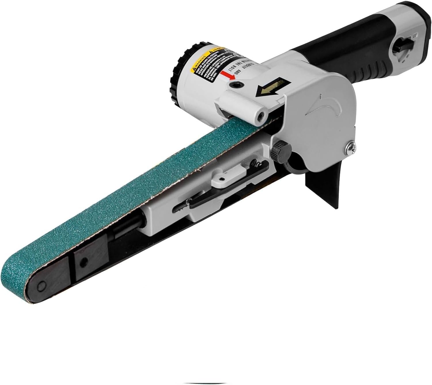 3/4" x 20.5" Industrial Pneumatic Belt Sander, Air-Powered for Woodworking, Metal Polishing & Surface Sanding/Finishing