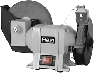 Grupo RAZI Moto Esmeril 6' Afiador 8' 370W 220V Razi Para Desbastar Afiar E Dar Acabamento - 19726 - Yangzi