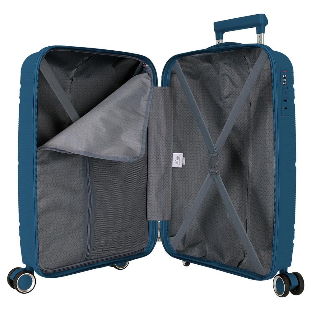 Roll Road Universe Maleta de Cabina Rígido Azul Polipropileno | 39x55x21 cms