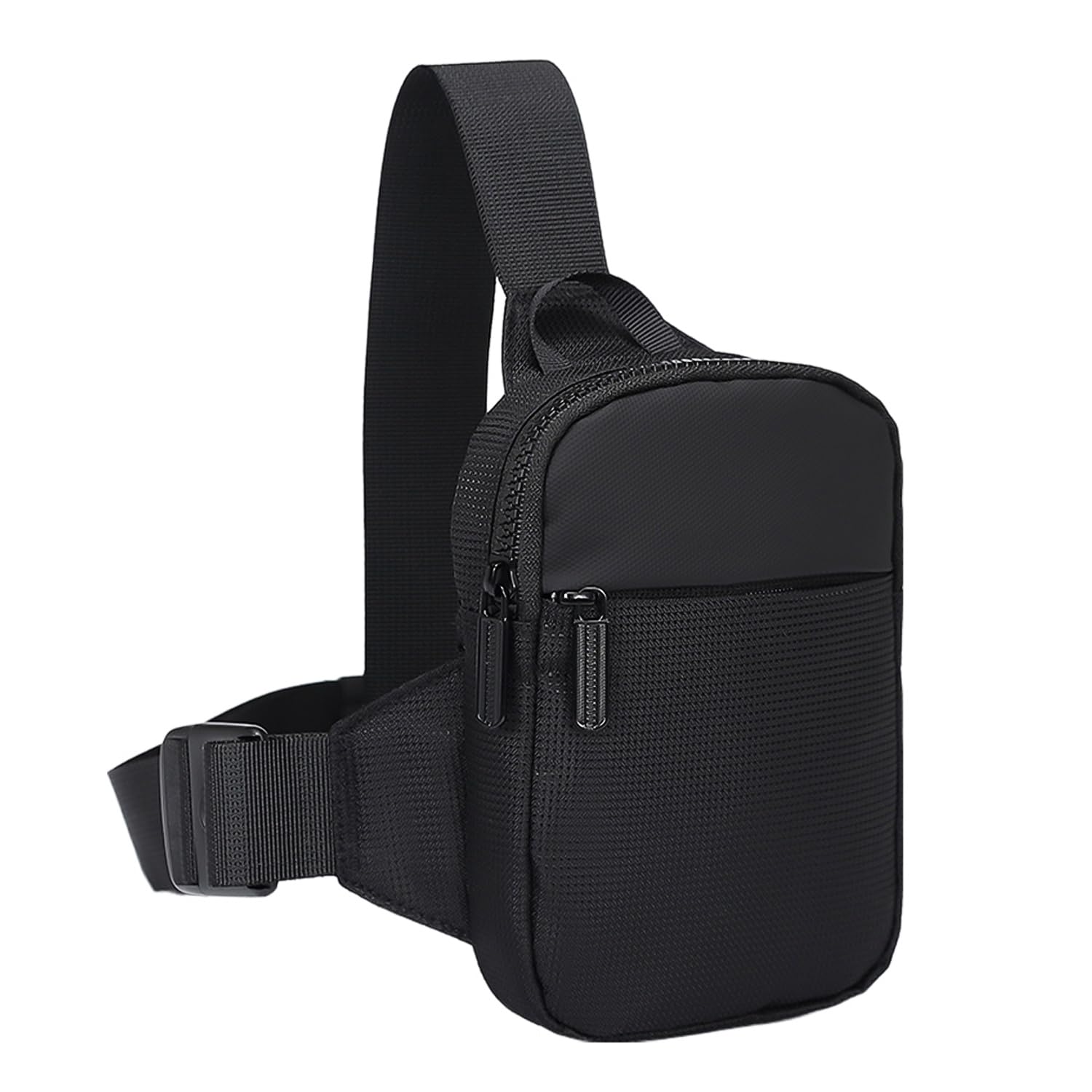 KRYMSON 1 bolso de hombro deportivo, bolso bandolera impermeable, bolso bandolera pequeño, bolso de pecho simple y de moda, adecuado para el senderismo diario, ciclismo y ejercicios deportivos