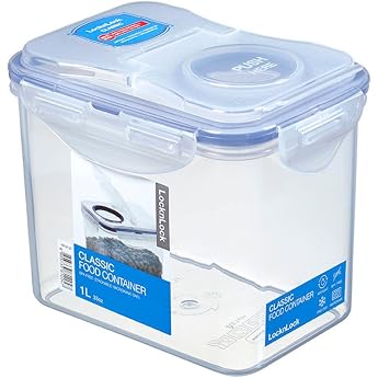 Lock & Lock HPL812F Multi-Use Food-Storage Box with Flip Lid 1.0 L