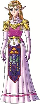 9 Inch Princess Zelda Decal Legend of Repositionable Peel Self Stick Vinyl Wall Sticker Art Home Decor Kids Room 3 1/2 inches Wide by 8 1/2 inches Tall