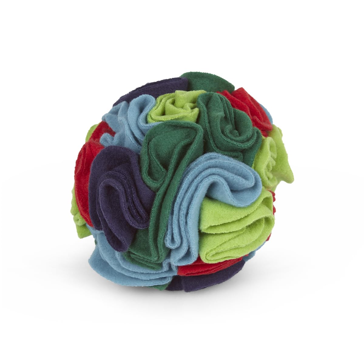 Petface Fabric Snuffle Ball, Pet Treat Interactive Puzzle Toy for Dogs and Cats (Pack of 1)