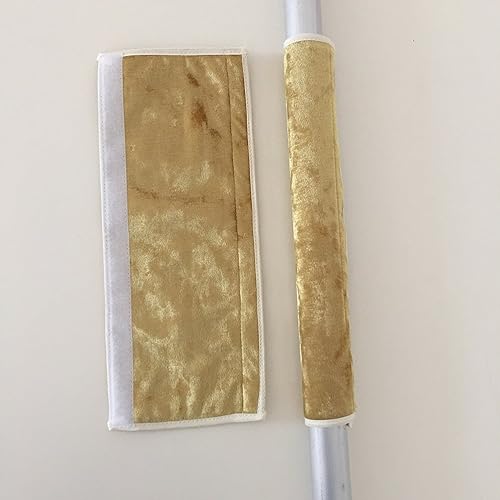 Miniatura 2 de 1 par de fundas lavables para manija de puerta de refrigerador, terciopelo suave, color liso, asas antideslizantes para nevera, horno, mantener
