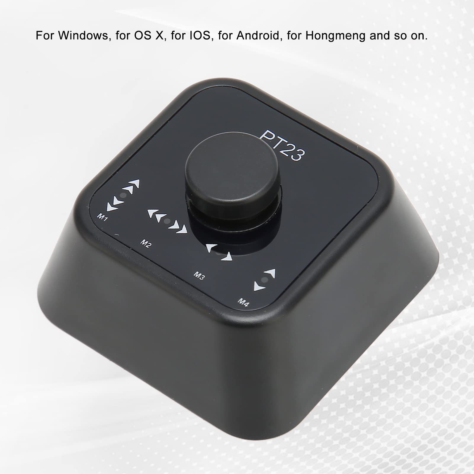 Bluetooth Page Turner, Fußpedal, Wiederaufladbarer Drahtloser Multimedia-Controller, Schlüsselschalter für Tablets und Telefone (Schwarz)