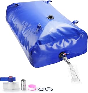 Bolsa de Almacenamiento de Agua de Gran Capacidad, portátil y Plegable para Suministro de Agua de Emergencia, riego y más (540 L)