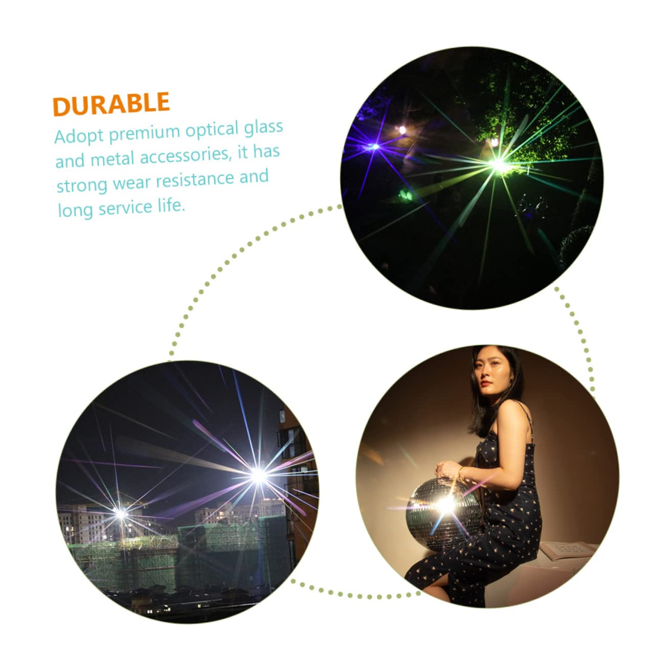 NUOBESTY Starlight para Fotografía Especial para Nocturnas Accesorio Óptico Resistente