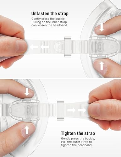 Miniatura 4 de W WSTOO Máscara de esnórquel antivaho antifugas, máscara de buceo panorámica, máscara de natación inastillable de vidrio templado, gafas de natación