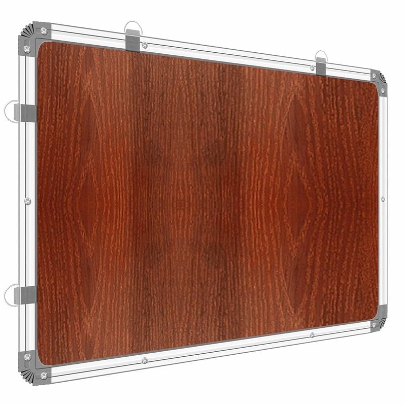 Image of YAJNAS 5x2 Feet Ceramic Steel (Magnetic) Chalk Board for Kids, Home & Kitchen with Heavy-Duty Aluminium Frame, Scratch-Proof & Corrosion-Proof Surface Chalkboard, Size - 5x2 Feet