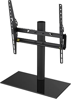 AVF Â Universal Table Top TV Stand / TV Base - Adjustable Tilt and Turn - Fits Most 46 to 65-Inch TVs - Black