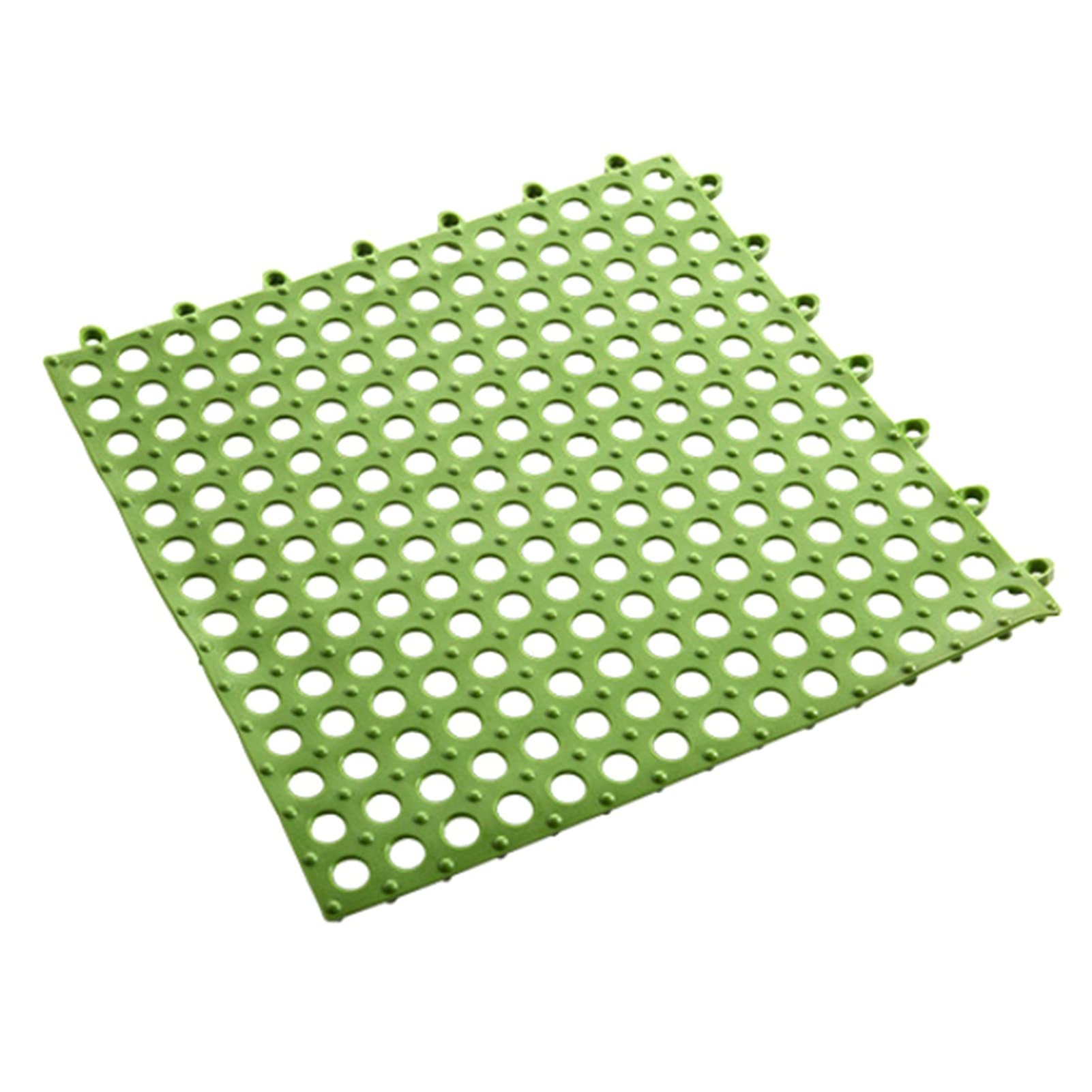 Alfombrilla de PVC para zonas húmedas con diseño de drenaje y masaje relajante