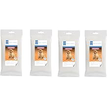 PUREPET Bath Wipes for Dogs and Cats Fresh Scent or Baby Powder Aromas Choose Quantity 4 Packs Baby Powder