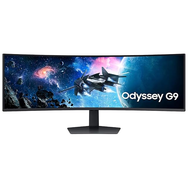 Samsung 49 Odyssey G9 G95C DQHD 240Hz 1ms GtG DisplayHDR 1000 Curved Gaming Monitor - Renewed