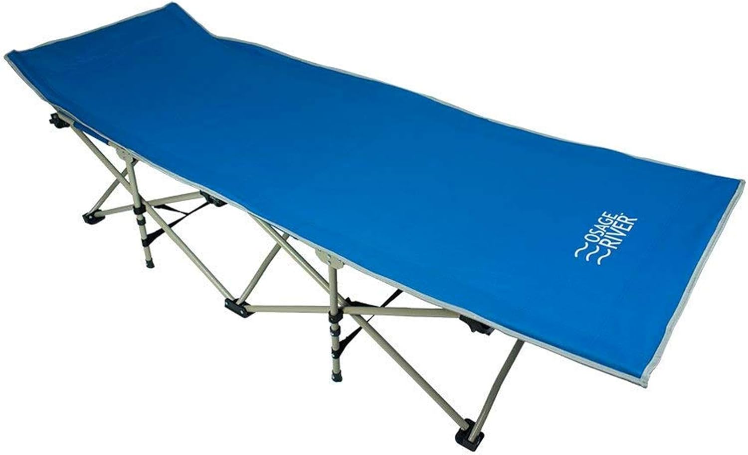 OSAGE RIVER Camping Cot Portable Foldable Sturdy Durable Supports Adults Kids up to 300 lbs for Travel, Outdoors Beach, and Sleepovers with Bed Carrying Case. : Sports & Outdoors