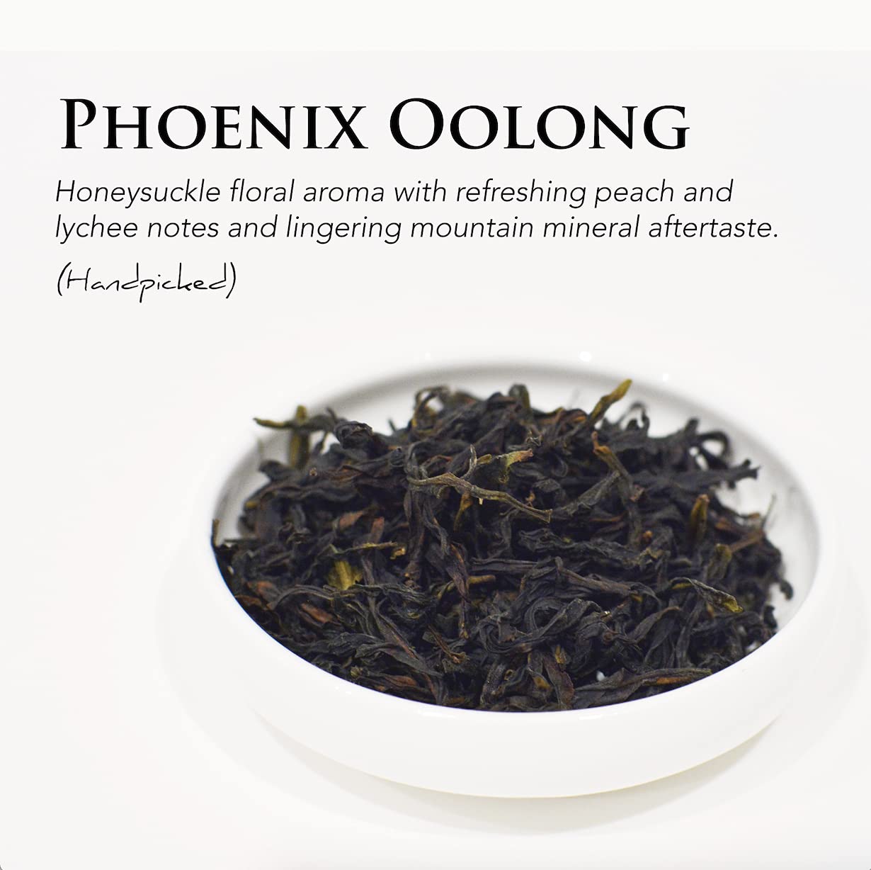 Phoenix Oolong Tea (DanCong) - 2023 Fresh Harvest - No Added Flavors - 100% Natural Loose Leaf High Mountain Tea - Tea Gift, Hot Tea, Iced Tea, Milk Tea - By Oolong Tea Collective (2oz)