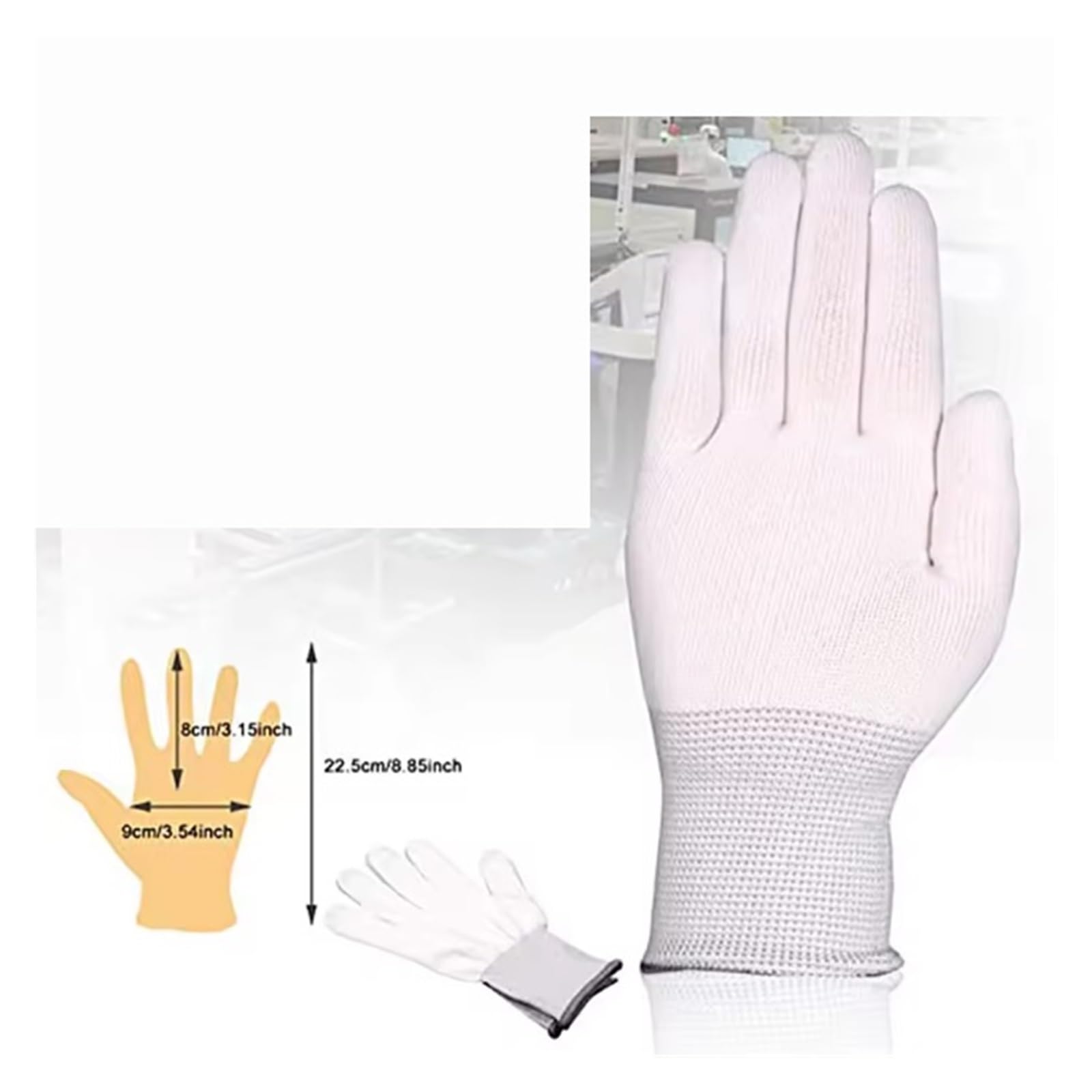 Générique Gants de travail antistatiques en nylon