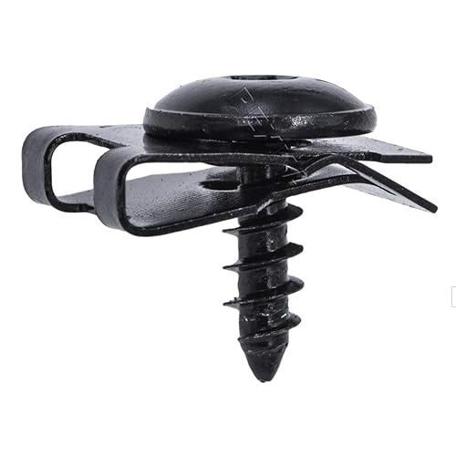 Miniatura 6 de Rexka 10 juegos de 10 protectores para guardabarros pernos de rejilla frontal kit de tuerca en U N90974701 compatible con Volkgswagon Audi A3 A4 A5