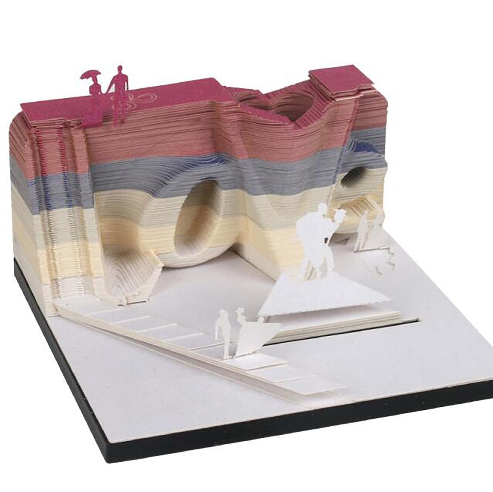 Bloc-Notes 3D Kawaii Bloc-Notes Cadeau de Mariage Invité Décoration de la Maison Ornement Bloc-Notes en Papier Little Surprise