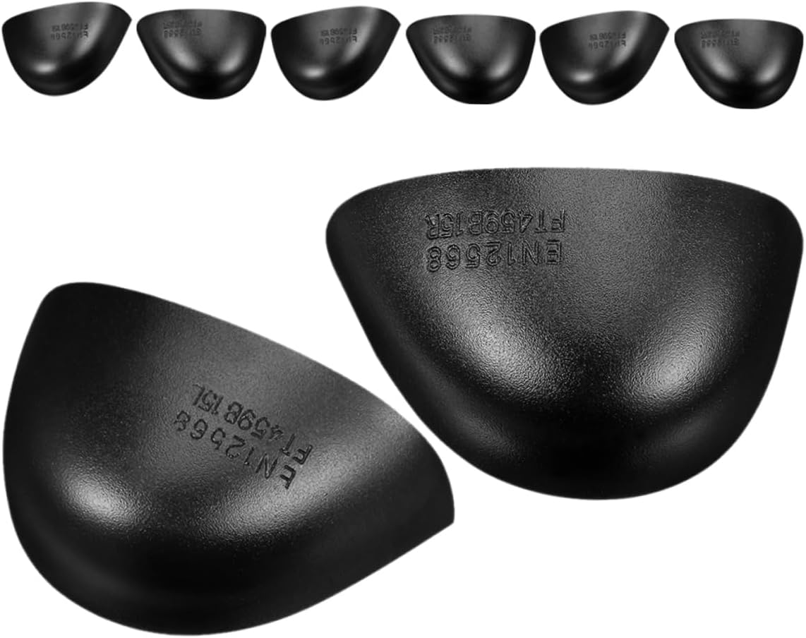 4 Pairs Heavy Duty Safety Toe Covers Metal Boot Caps for Work Shoes Puncture and Crush Resistant for Construction Factory and Warehouse Use