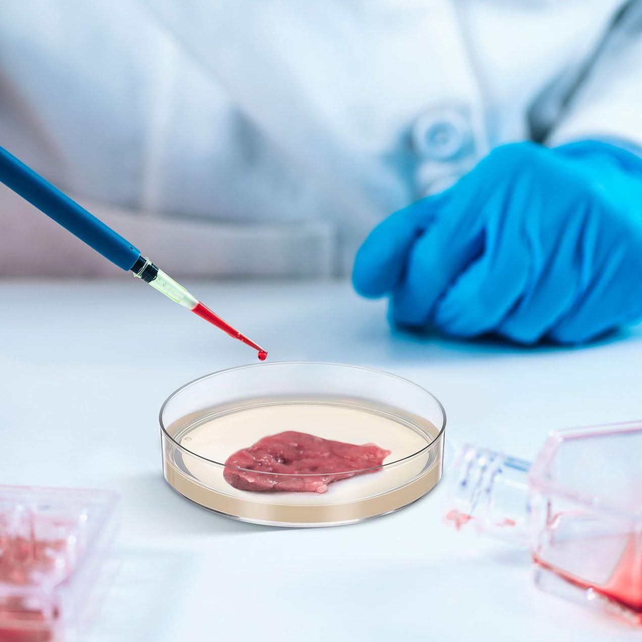 SEWACC 10 Vorgegossene 7cm Petrischalen mit Nähragarplatten aus Agar für Naturwissenschaftliche Experimente in Schule Einfach zu Verwenden für Schüler