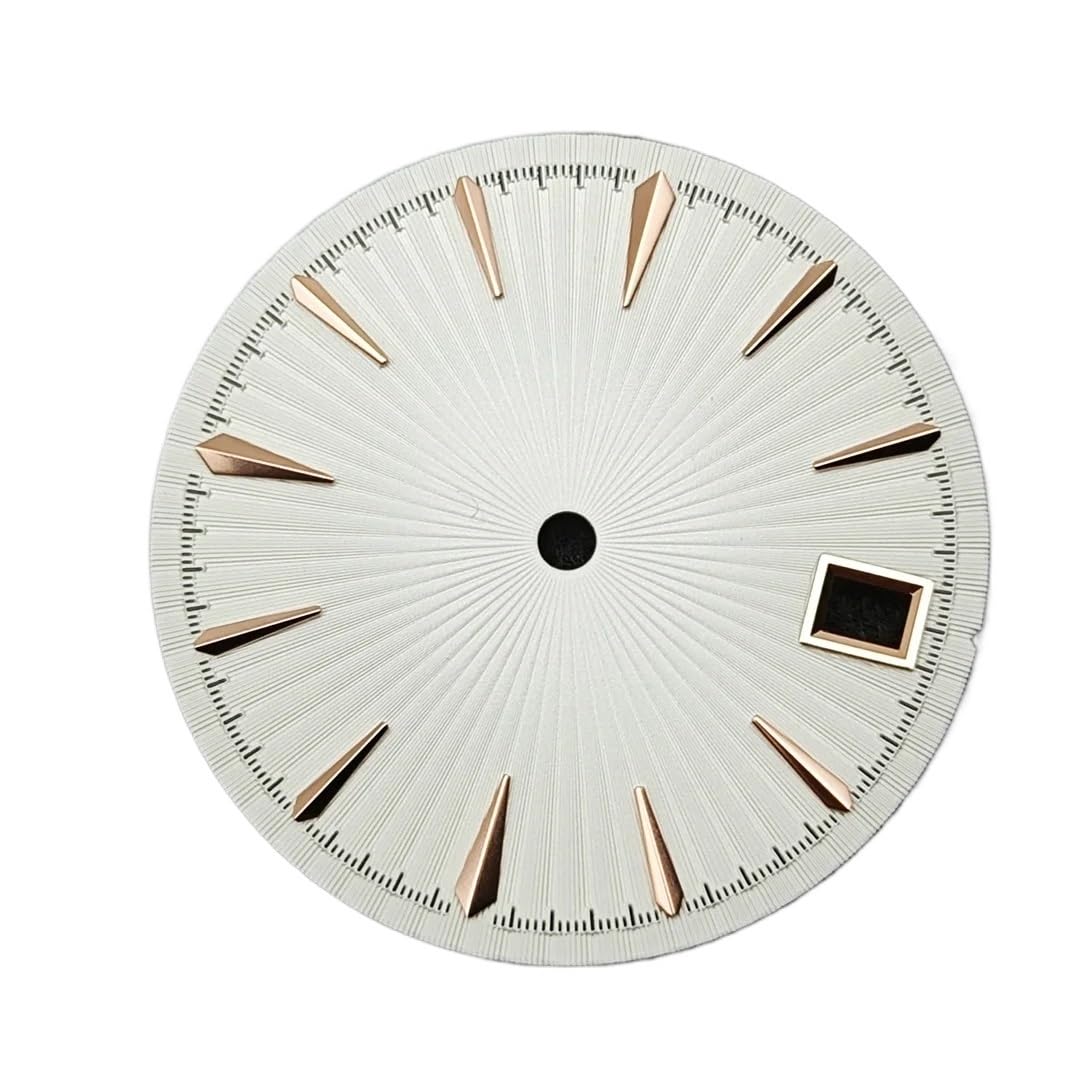 SROUPSUTKK 29mm Watch Dial NH35 Calendar with Accessories for NH36 Movement