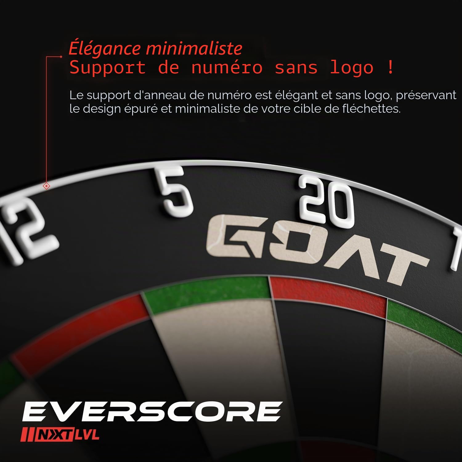 Fléchettes Everscore NXT LVL Cible en sisal auto-réparante