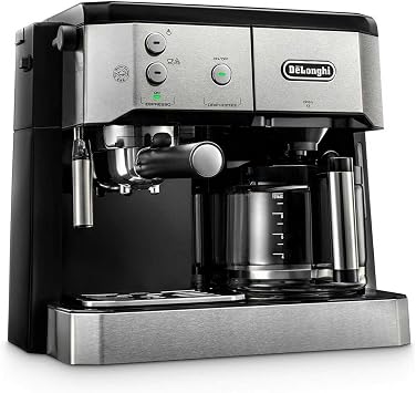 De'Longhi COMBI COFFEE MAK BCO421.S, Silver/Black