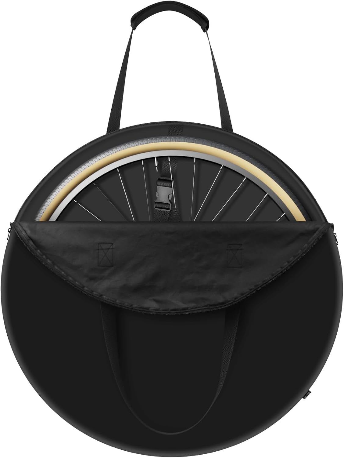 Cosmos Bicycle Bike Wheel Carry Case Bag, Waterproof Protective Travel Storage Bike Wheel Cover for Road Mountain Bike, Fits 26” to 29” Bike Wheel Size for Handle & Shoulder Carrying