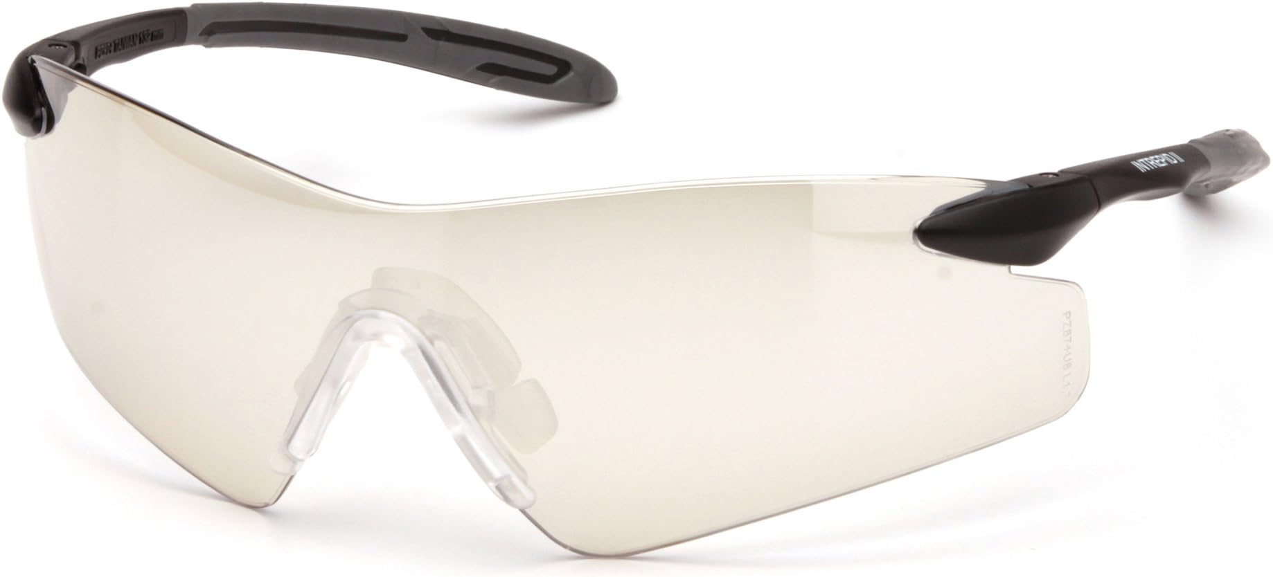SB8880S Intrepid II Black Gray Temples Indoor/Outdoor Mirror
