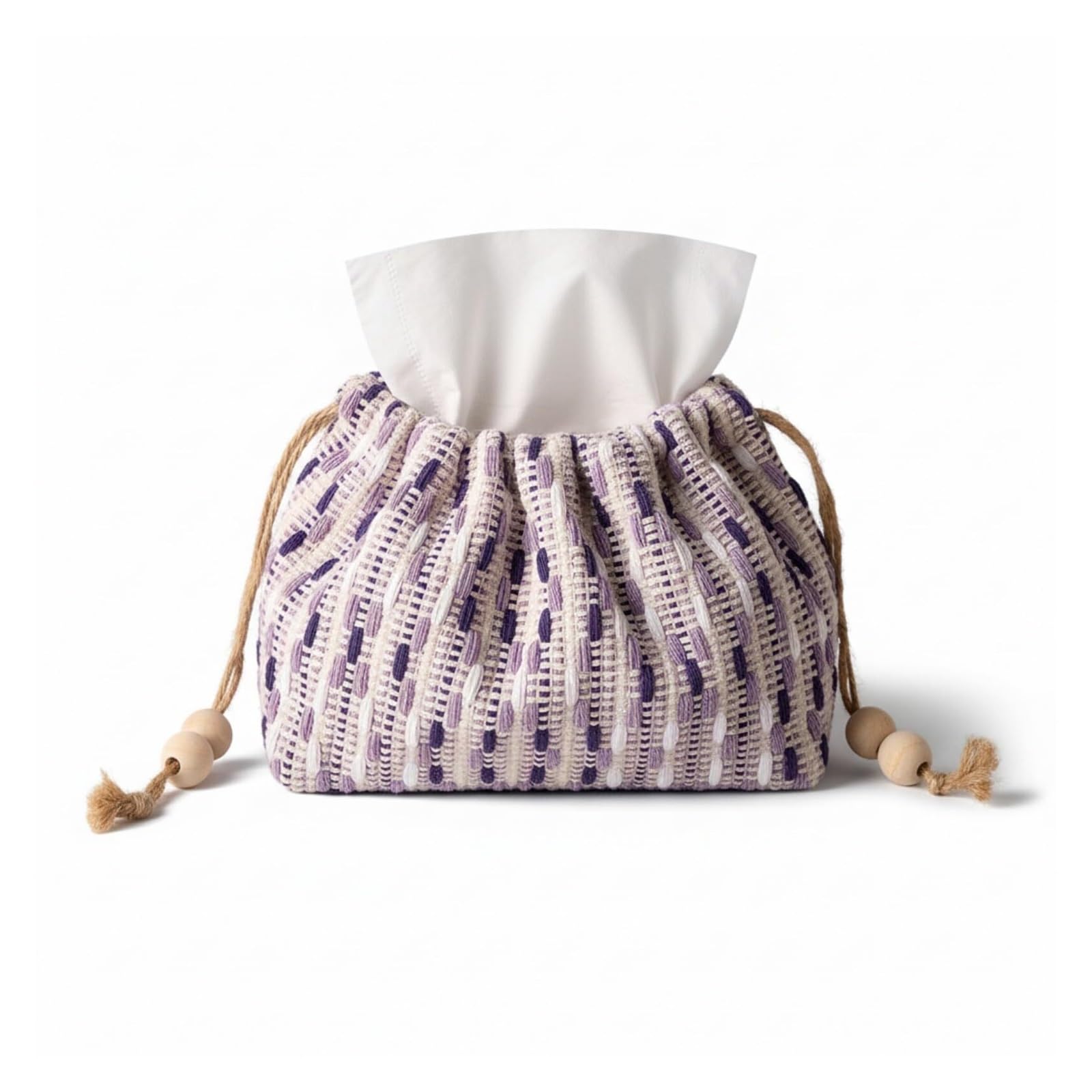 Porte-boîtes de mouchoirs en tissu pour décoration amusante de salle de bain