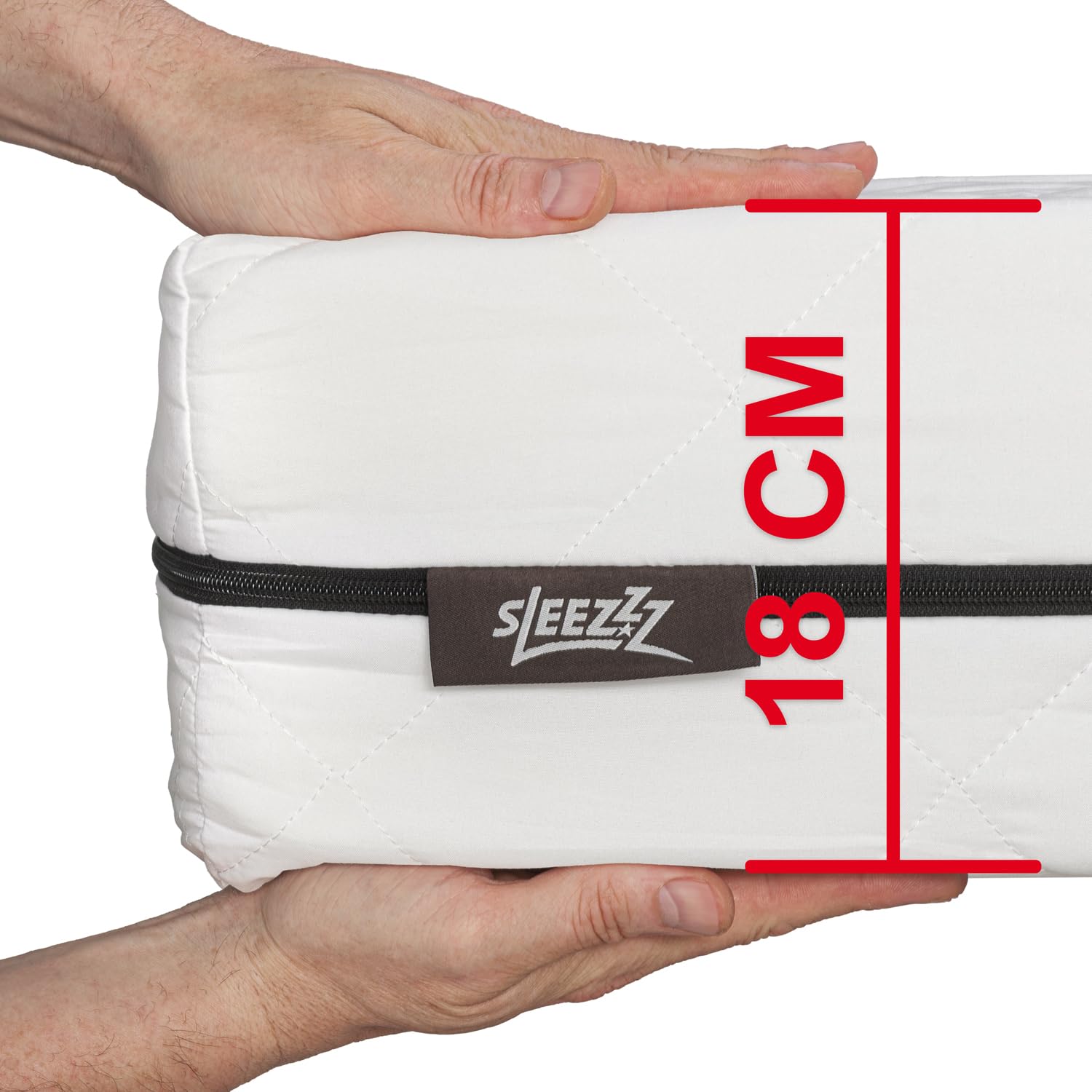 Superior materac z rdzeniem sprężynowym, wysokość 18 cm, twardość H3, 440 sprężyn/m² (90x190 cm)