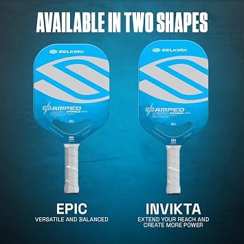 Selkirk Sport Amped Pro Air Pickleball Paddle | Explosive Speed & Power Fiberglass Pickleball Paddles | 16mm X5+ Core | | Assembled in USA