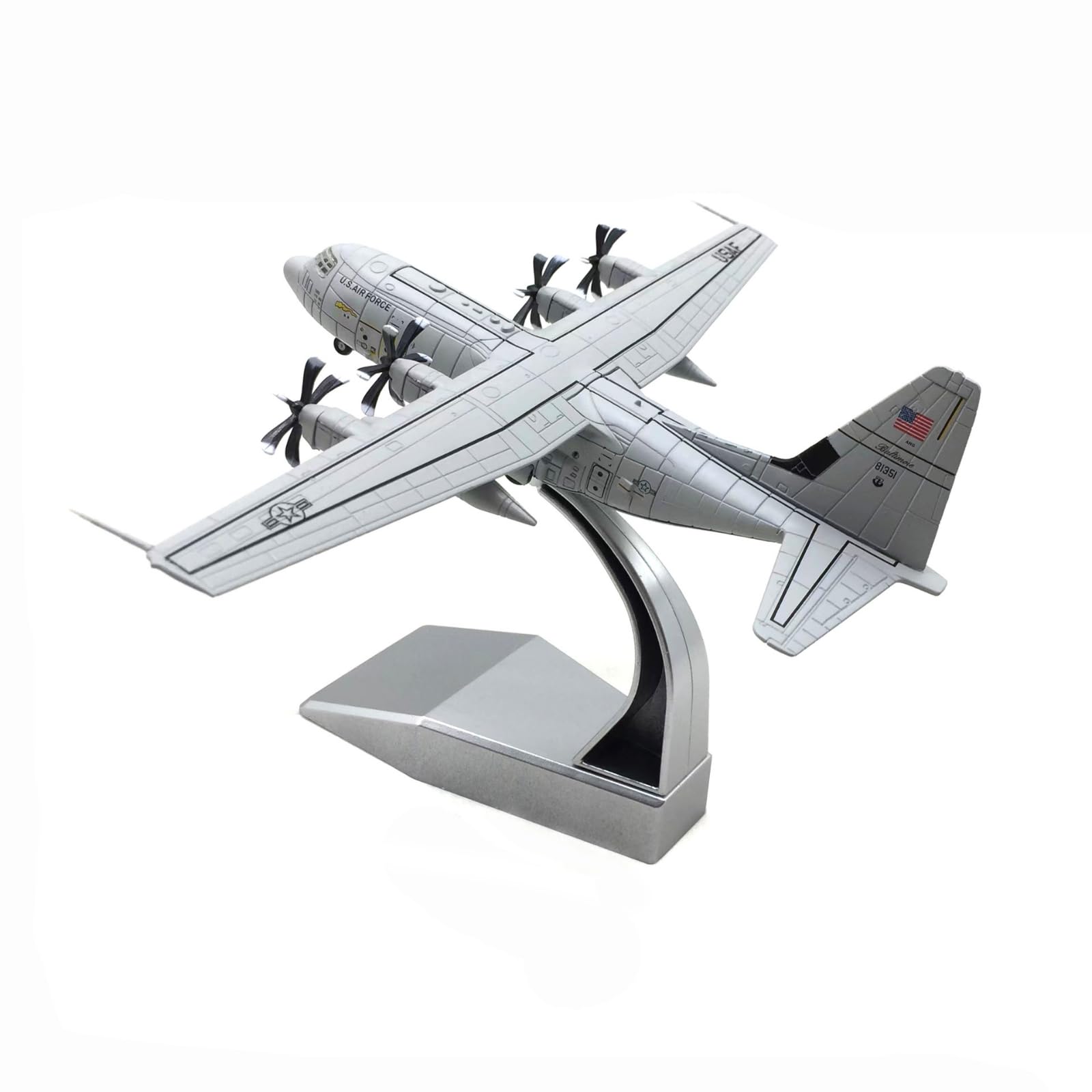 Qianly Modellino C-130J Super Aereo da Trasporto Tattico Statico modellino130J 1:200 Regalo Perfetto Modello Giant:200 per Appassionati di Aviazione