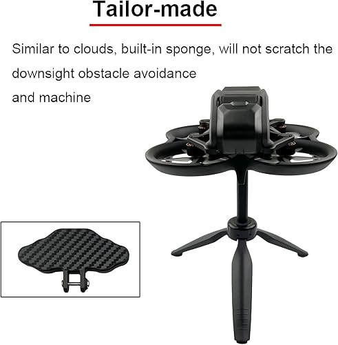Miniatura 2 de ZWLLKJGS Soporte de exhibición de trípode de escritorio para DJI Avata FPV Drone volador instalación sin herramientas soporte de pantalla estable