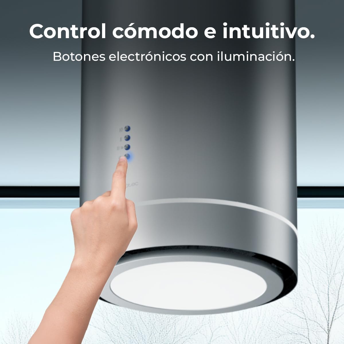 Diagram anu nunjukkeun prosés filtrasi multi-lapisan tina sungkup, kalayan panah anu nunjukkeun aliran hawa ngaliwatan lapisan filter anu béda.