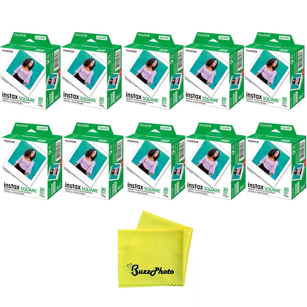 Fujifilm Instax Square Instant Color Film (200 Sheets)