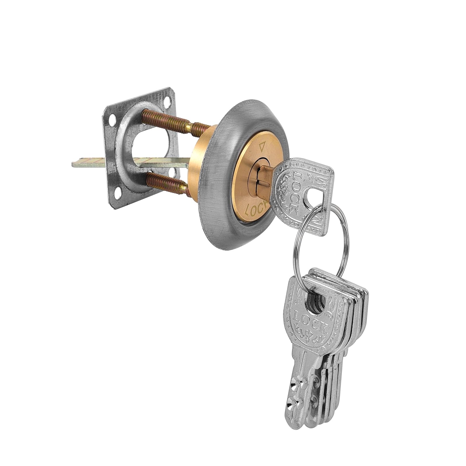 Cylindre de serrure cuivre à tête unique pour porte de maison et bureau